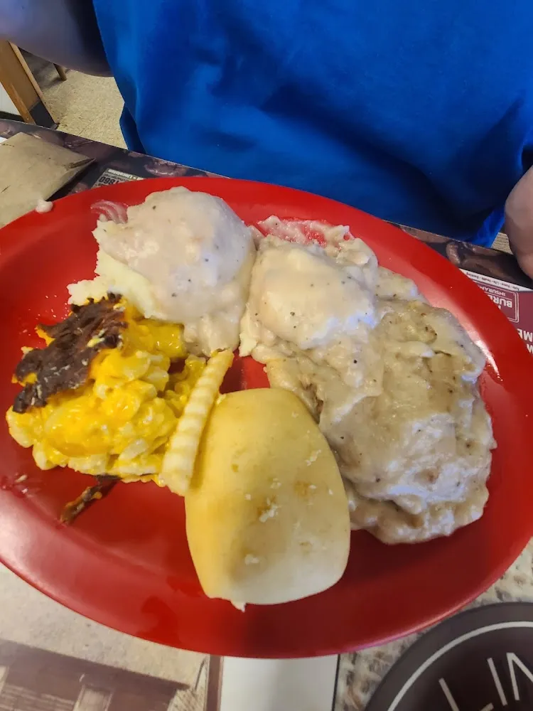 Cube Steak and Gravy Mashed Potatoes and Gravy Mac & Cheese Roll